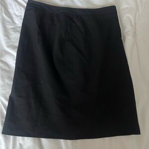 Ann Taylor Elegant Black Mini Skirt